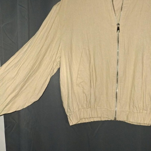 Zara bomber jacket beige sand colour S like new