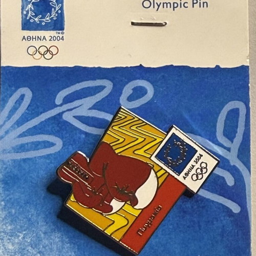 Boxing Athens 2004 Olympic Pin limited edition 15000 mint