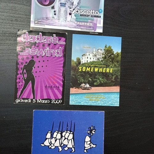 Set of 4 assorted postcards