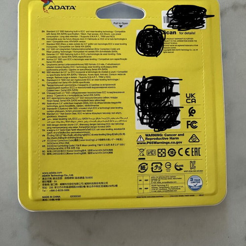 ADATA SU650 480GB SSD SATA III new