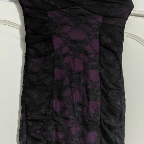 Strapless dress Paranoia size M like new, black and pink