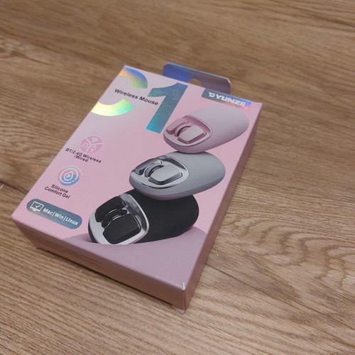 YUNZII C1 Silicone Ergonomic Wireless Mouse New
