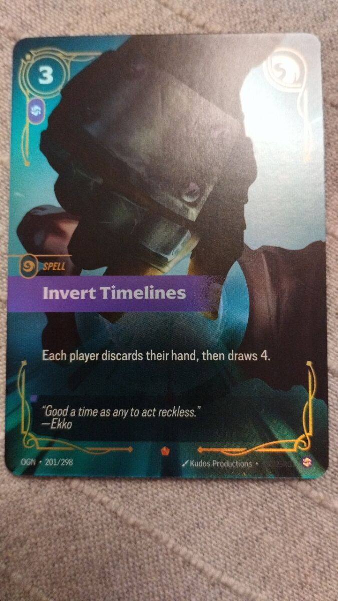 Riftbound Origins Invert Timelines card - € 20,00 - Vendora.cy