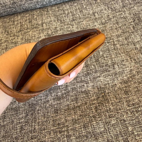 Handmade leather tobacco pouch