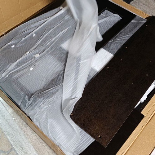Coffee table oak wood new, brown color