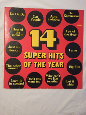Δίσκος βινυλίου 14 Super Hits of the Year LP σαν καινούργιος, Pop