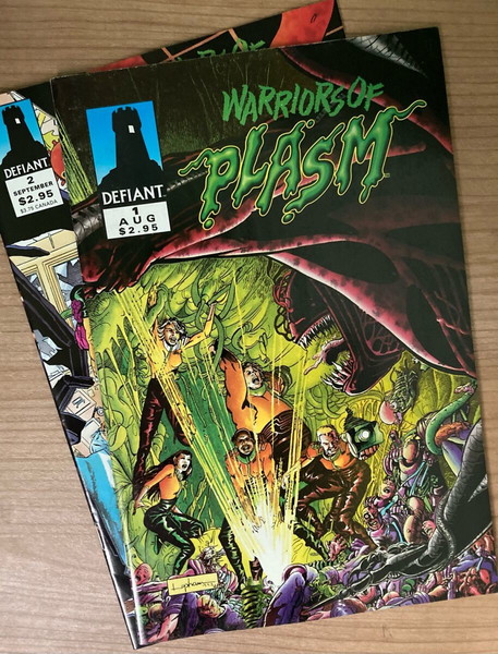 Warriors of Plasm #1 & 2 Set,Defiant | Jim Shooter David Lapham