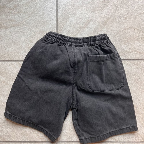 Zara Kids denim shorts like new, size 9 years 134 cm, black acid wash