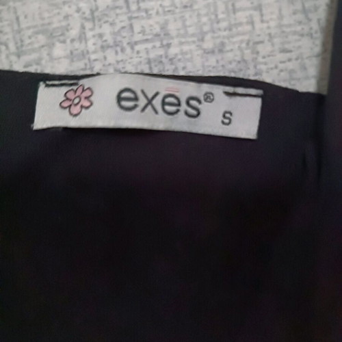 Exxes Fashion black one-piece shorts like new with lace and rope belt