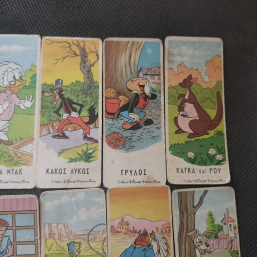 Melo Disney collectible cards used, pack of 12