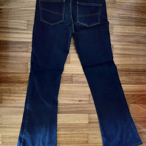 Pink Woman jeans size small bell-bottom like new, blue