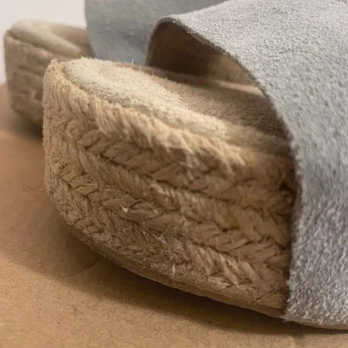 Jeffrey Campbell platform sandals size 36, like new, suede, light blue