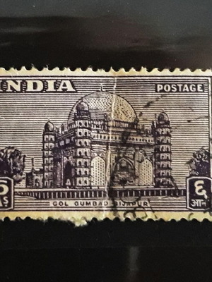 Σφραγίδα India 1949 6as Archeological Series Gol Gumbad Bijapur σαν καινούργιο