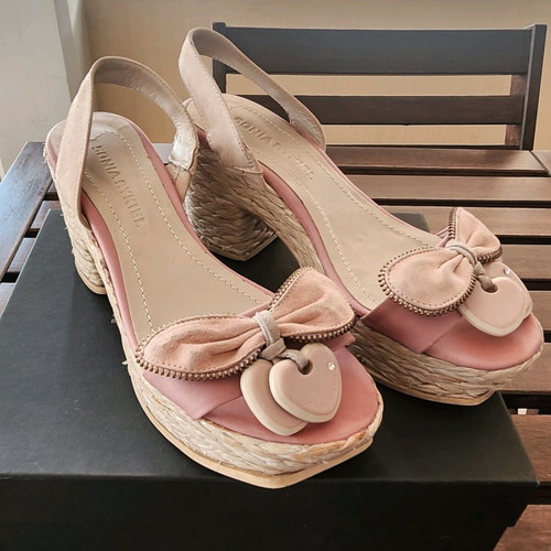 Sonia Rykiel Brina sandals used, vintage, size 37, pink