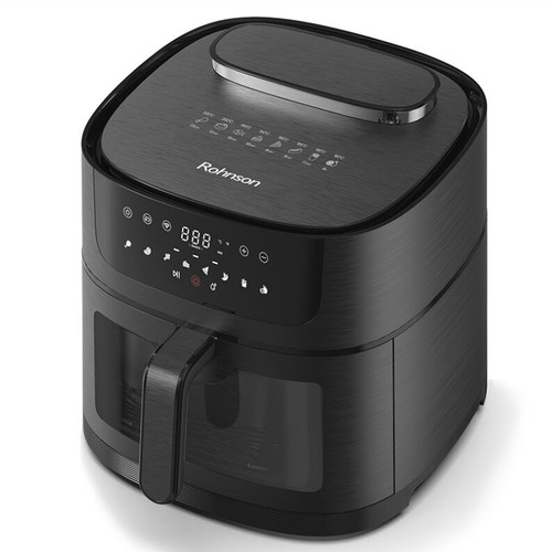 Rohnson Soft Cooking Air Fryer 8lt Black new