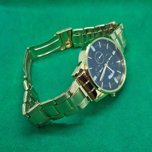Geneva gold watch unisex, new