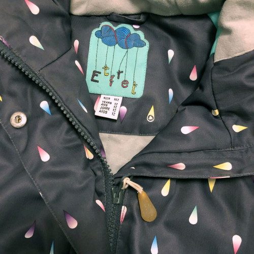 Etirel jacket blue like new, 12 years 152 cm