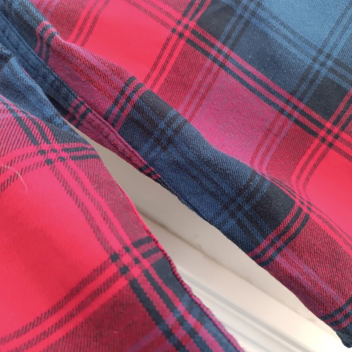 Lee red and blue checked shirt, small