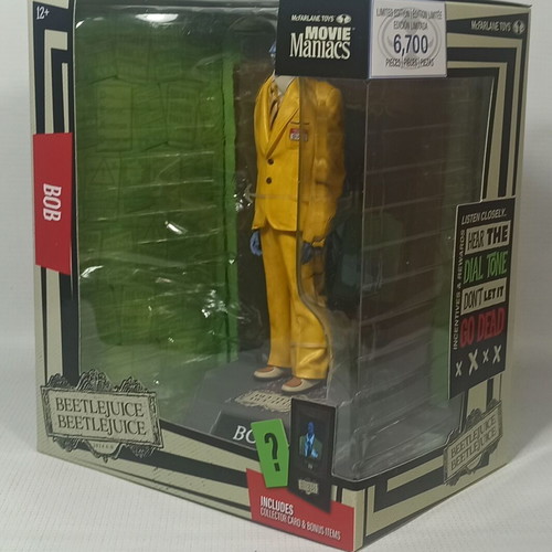 McFarlane Movie Maniacs Beetlejuice Bob the Shrinker statue, limited edition