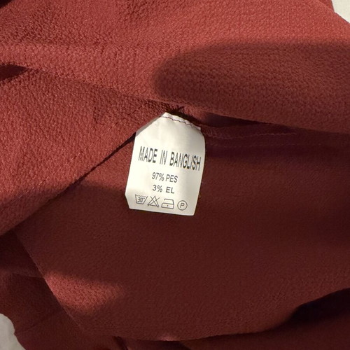 Noobass asymmetrical burgundy shirt S/M with sleep mask gift