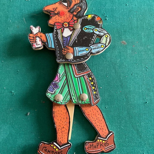 Karagiozis figures, pack of 5 authentic characters