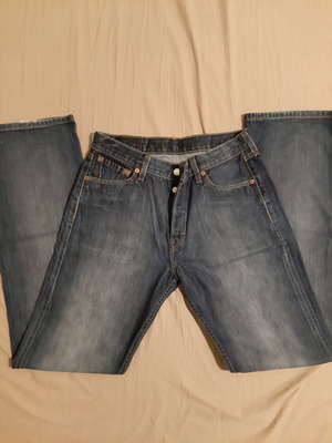 Levi's men's jeans used, blue, 100% cotton, size W30 L34