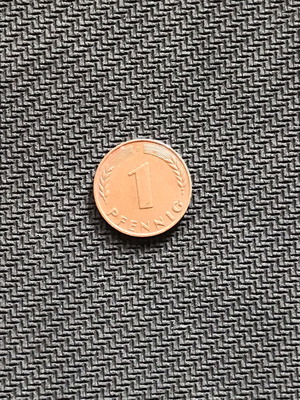 1 Pfennig Germany 1950 used, available with different years