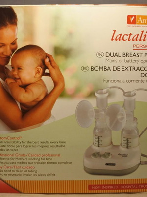 Ameda Lactaline dual breast pump used