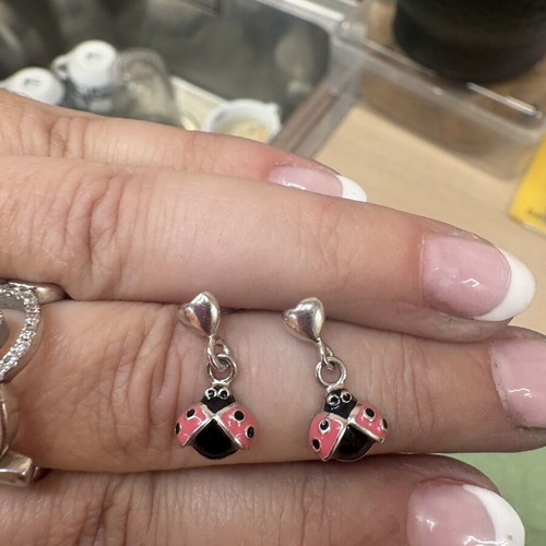 Zilvere Kinder Earrings stamped 925, like new