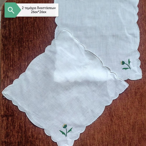White napkins, set of 10