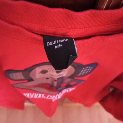 Alouette red t-shirt for 3 years old like new
