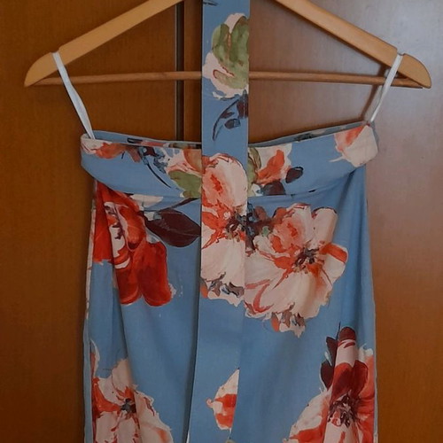 Pencil skirt set with cropped top and belt Brigitte like new