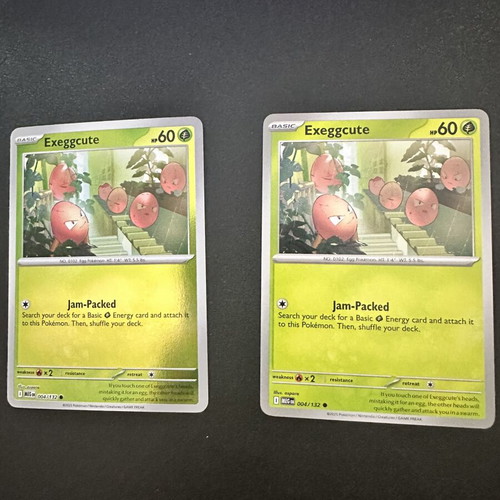 Exeggcute Pokemon card 004/132 Mega Evolution normal and reverse