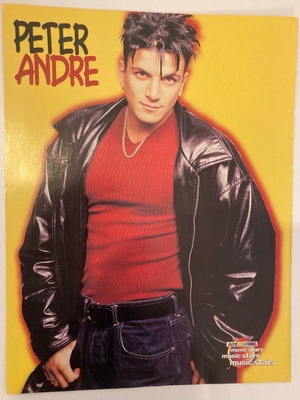 Peter Andre - Ricky Martin Insert Poster from Afisorama Magazine In good condition Price 5 Euro