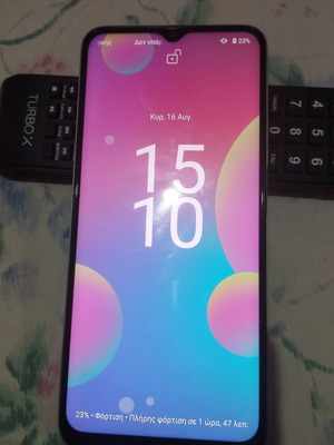 Realme smartphone, pistachio color, 6.6-inch screen