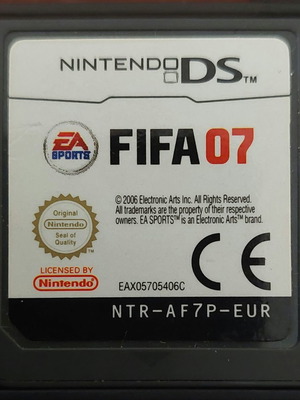 FIFA 07 Soccer Nintendo DS μεταχειρισμένο, σκετό δισκάκι