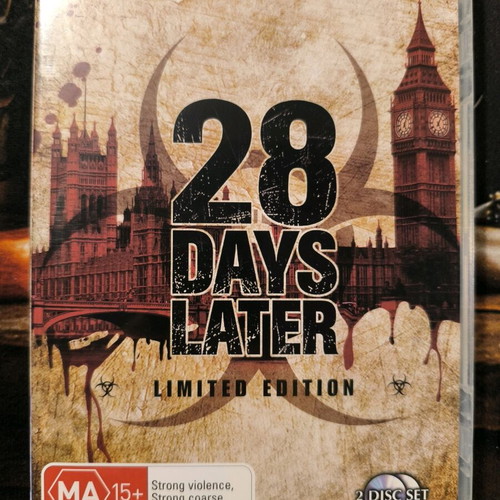 28 Days Later DVD Limited Edition like new, horror