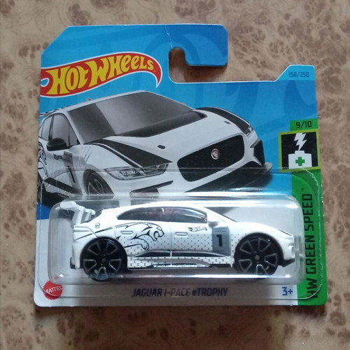 Hotwheels Jaguar I-Paced eTrophy new, sealed packaging