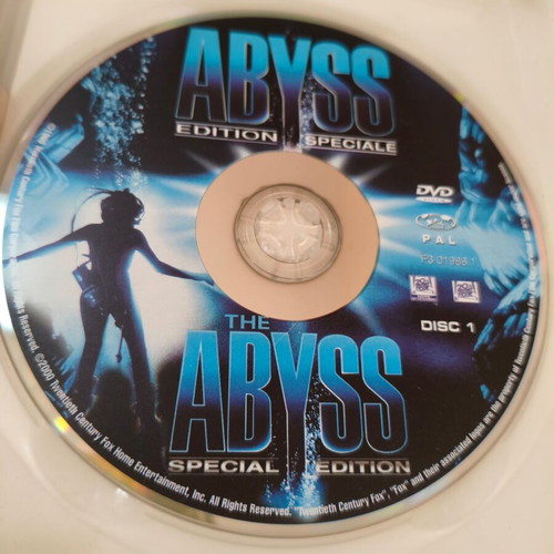 The Abyss 1989 James Cameron 2 DVD Special Edition like new with subtitles