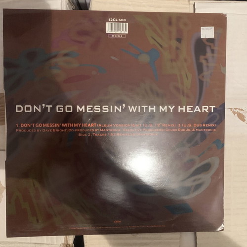 Mantronix Don't Go Messin' With My Heart 12" Maxi-Single used, electronic