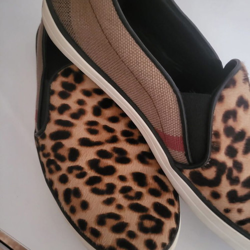 Burberry ballerinas used with pony skin, multicolor, size 40