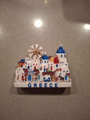 Island magnet new, Cycladic Greece
