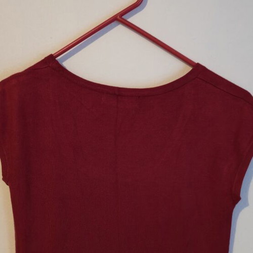 Zara sleeveless dress large, like new, dark red