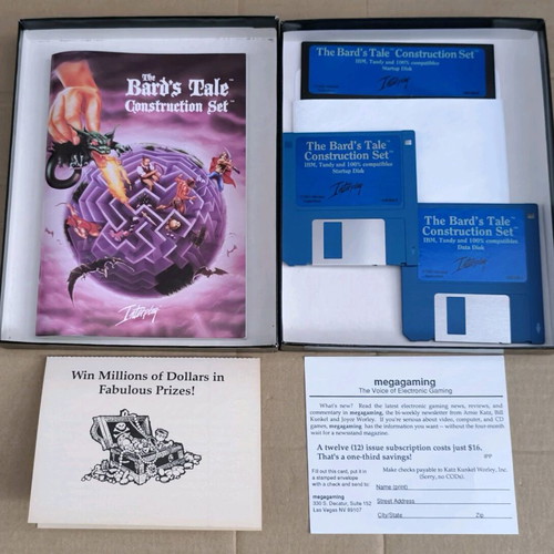 The Bard's Tale Construction Set like new for PC