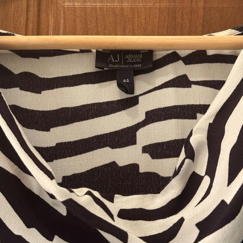 Armani Jeans dress no44 like new, black and white casual