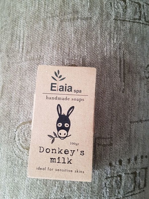 Elaia Spa Donkey's Milk Handmade Soap 100gr new