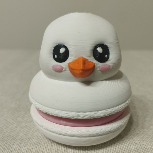 Macaron Duck Fidget Clicker 3D Printed Stress Relief Toy new