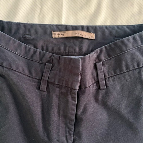 Zara basic παντελόνι chino σαν καινούργιο, No 34, μπλε