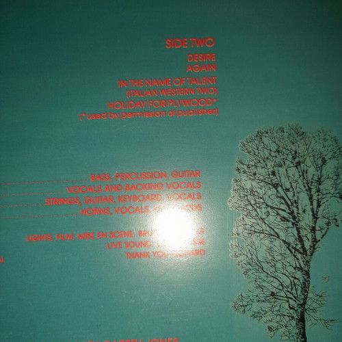 Tuxedomoon Desire vinyl record used, rock