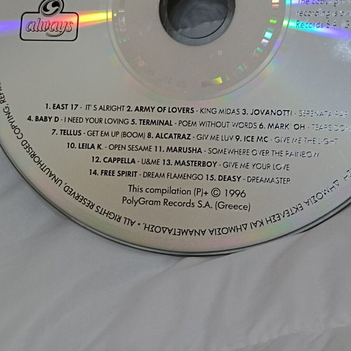 CD with 15 lively foreign songs like new
